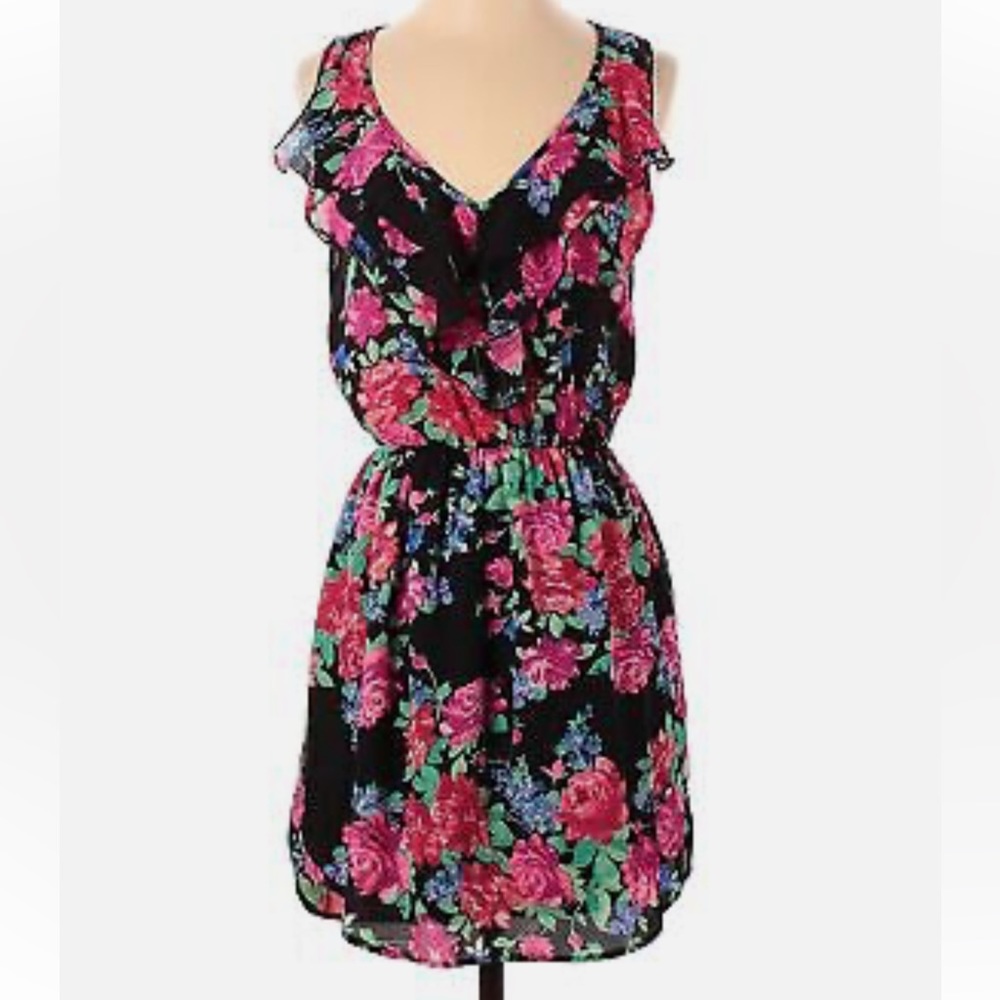 Eight Sixty Floral Sleeveless Party Dress  Size M